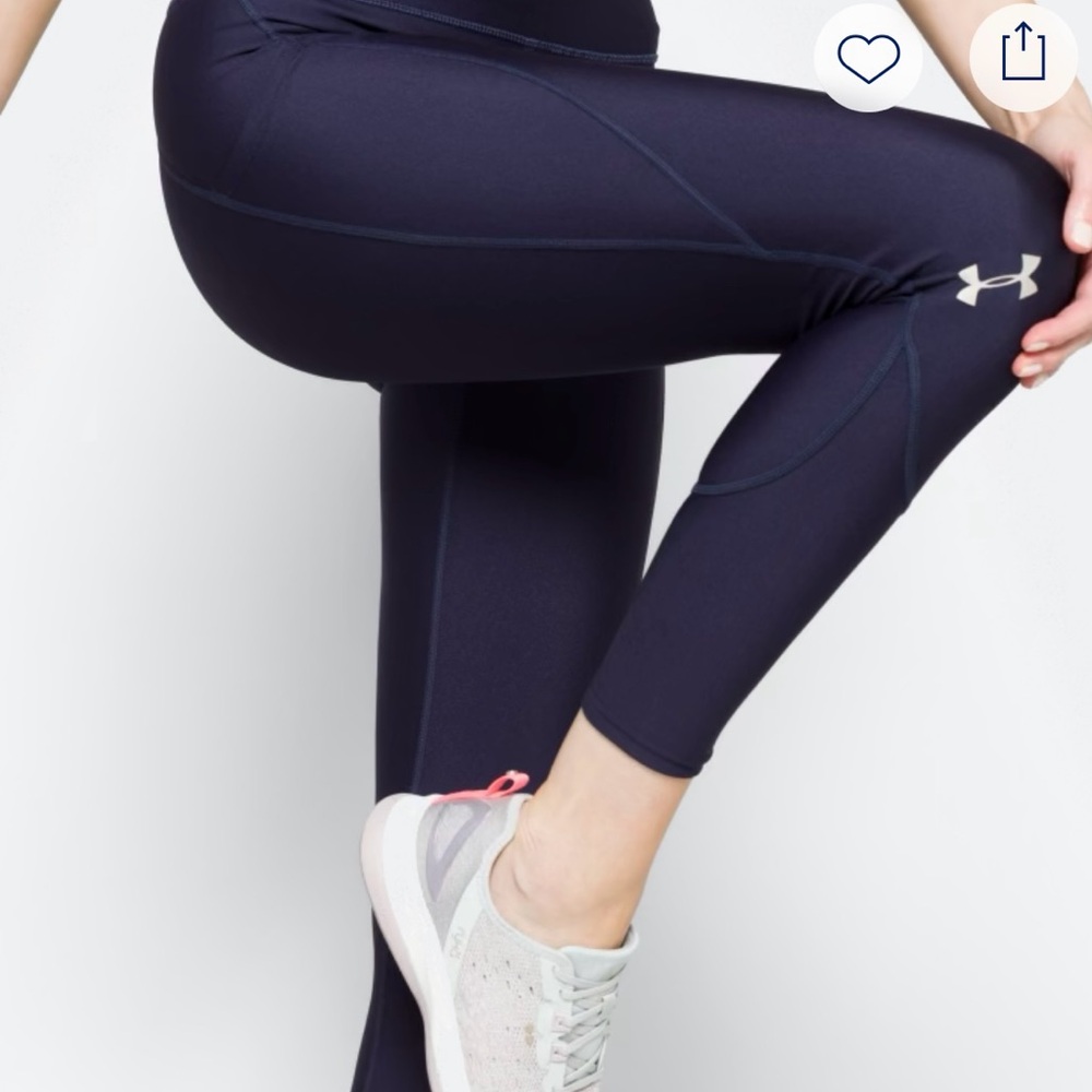 Under Armour 7/8 Crop Performance Leggings - Picture 4 of 9